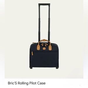 Bric's 
X-TRAVEL 2.0 - TROLLEY PILOT CASE CARRY ON $ 240 Navy   Like NEW